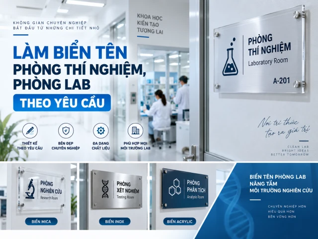 Biển Tên Phòng Thí Nghiệm