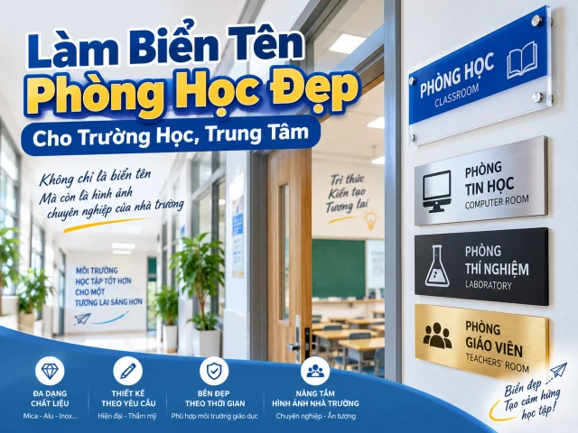 Biển Tên Phòng Học