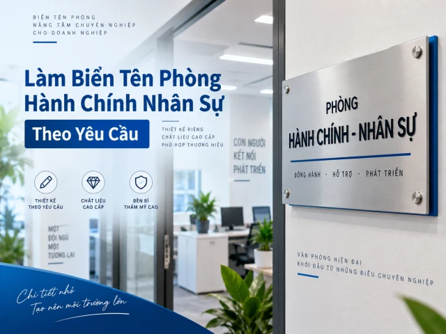 Biển Tên Phòng Hành Chính Nhân Sự