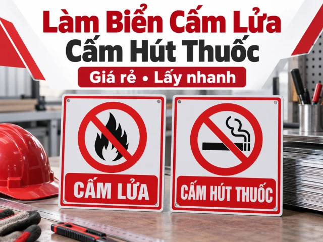 Biển Cấm Lửa, Cấm Hút Thuốc