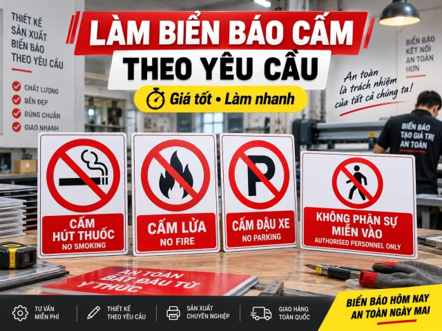 Làm Biển Báo Cấm