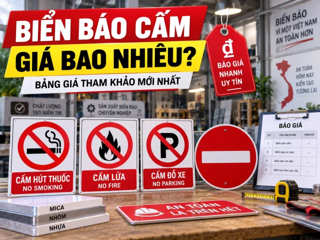 Biển Báo Cấm Giá Bao Nhiêu