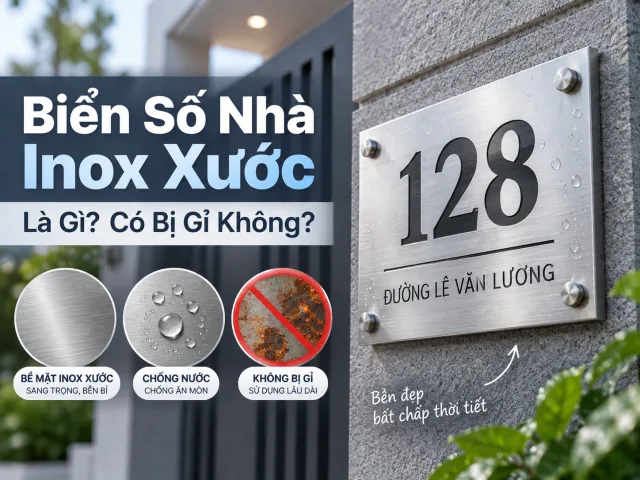 Biển Số Nhà Inox Xước Là Gì?
