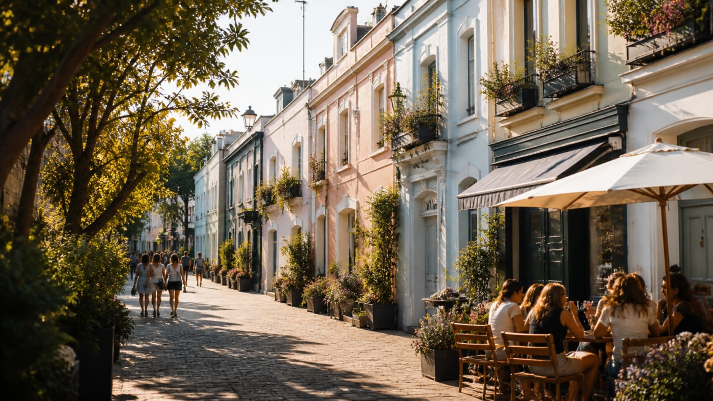 Passeggiata nel quartiere di Notting Hill a Londra