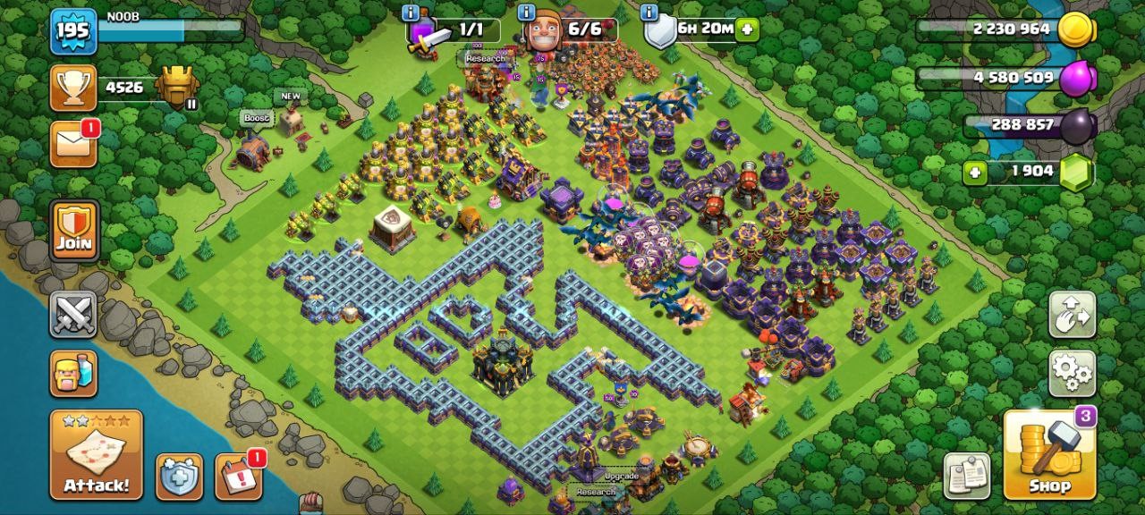 Th-17 Almost 90+ Heros Lvl°°90/91/65/40°°Good Wall°=Defence Joss°°Nc-500°°Exp-195°Full Access