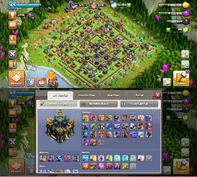 Sc-Th-17 Good defence  Account[]hero 66/77/60/33  []Exp-169[]High equipment[]good trops[]12 hero skin[]full access