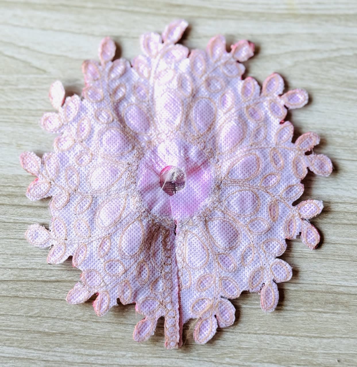 Royal Pink Laddu Gopal Dress | Stone-Embellished Designer Poshak for Divine Shringar 2