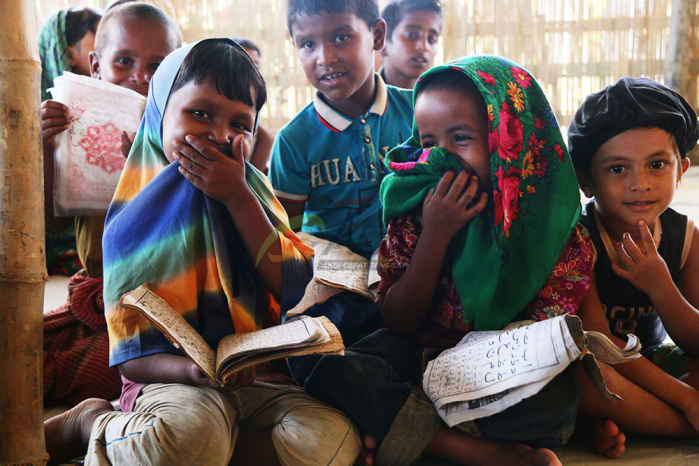 Anak-anak pengungsi Rohingya. (Foto: ACT)