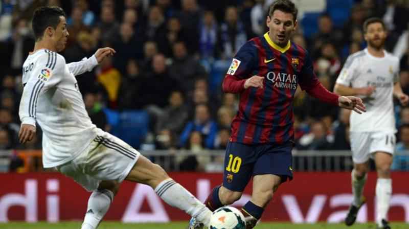 Real Madrid vs Barcelona bertemu pada pertandingan pertamanya di El Clasico pada musim 2015-2016. (AFP Photo)