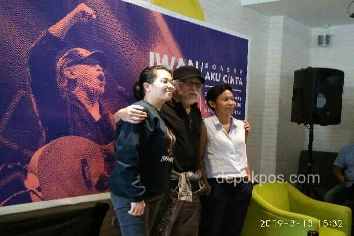 Ki-Ka: Cikal, Iwan Fals dan Shilla (foto: Karmila)