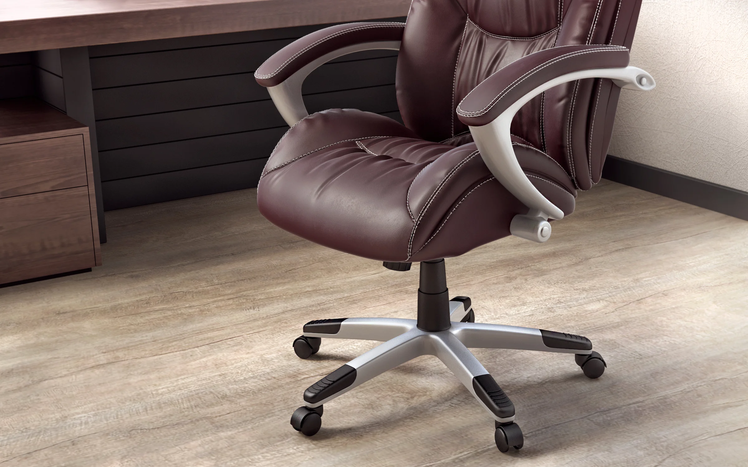 Executive Leather Office Chair - detail 2