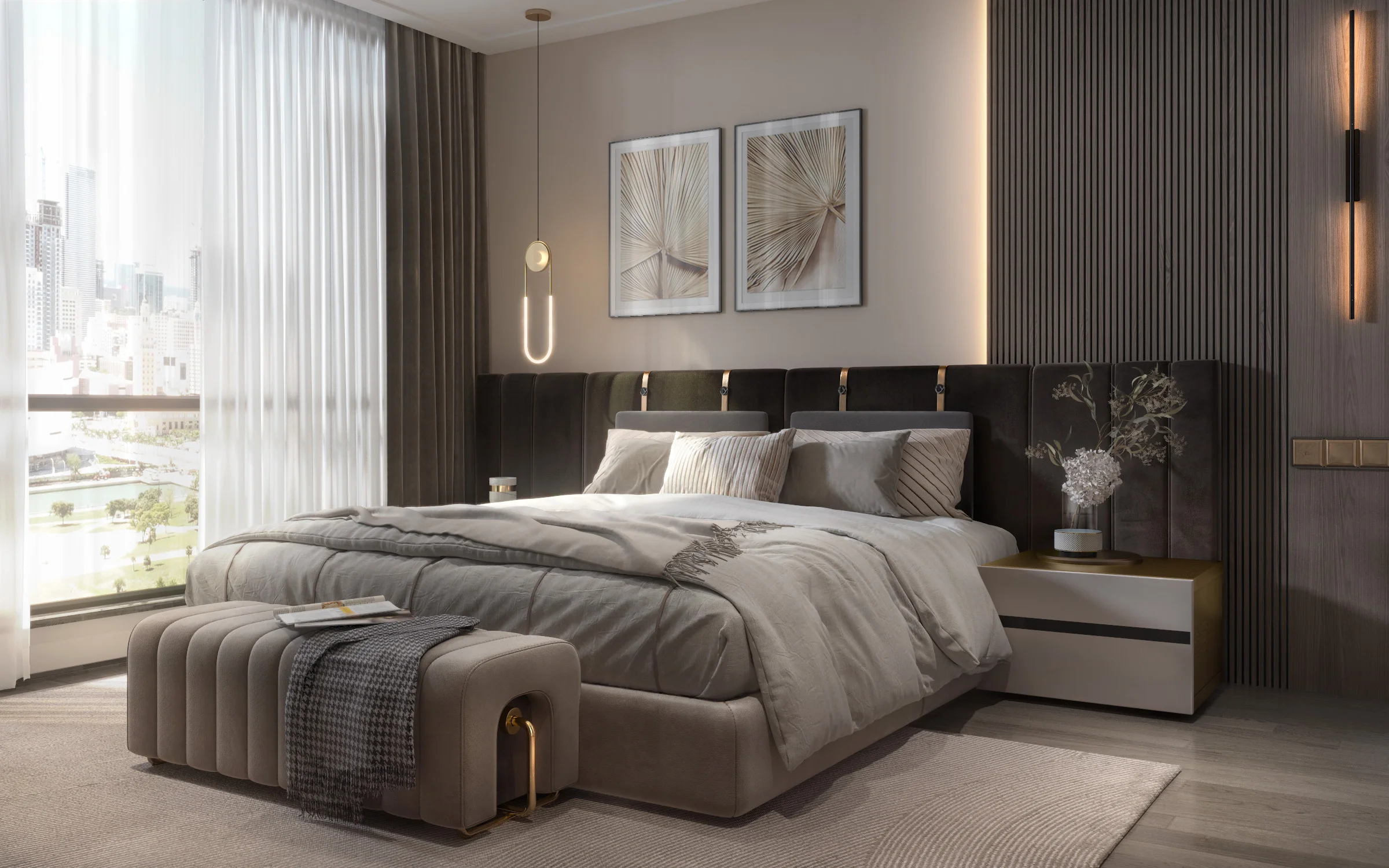 Sophisticated Master Bedroom - detail 1