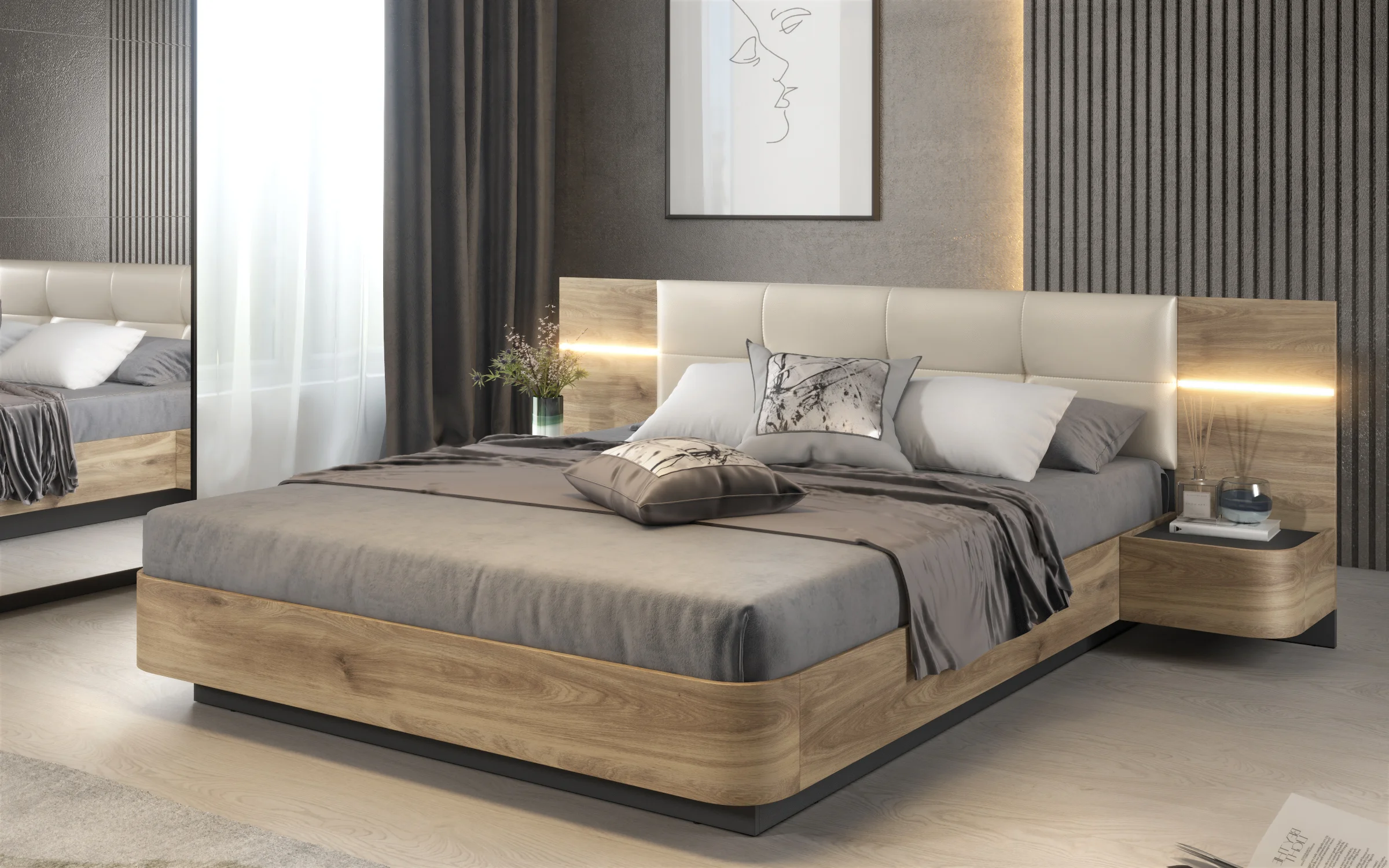 Modern Luxury Bedroom Suite - detail 2