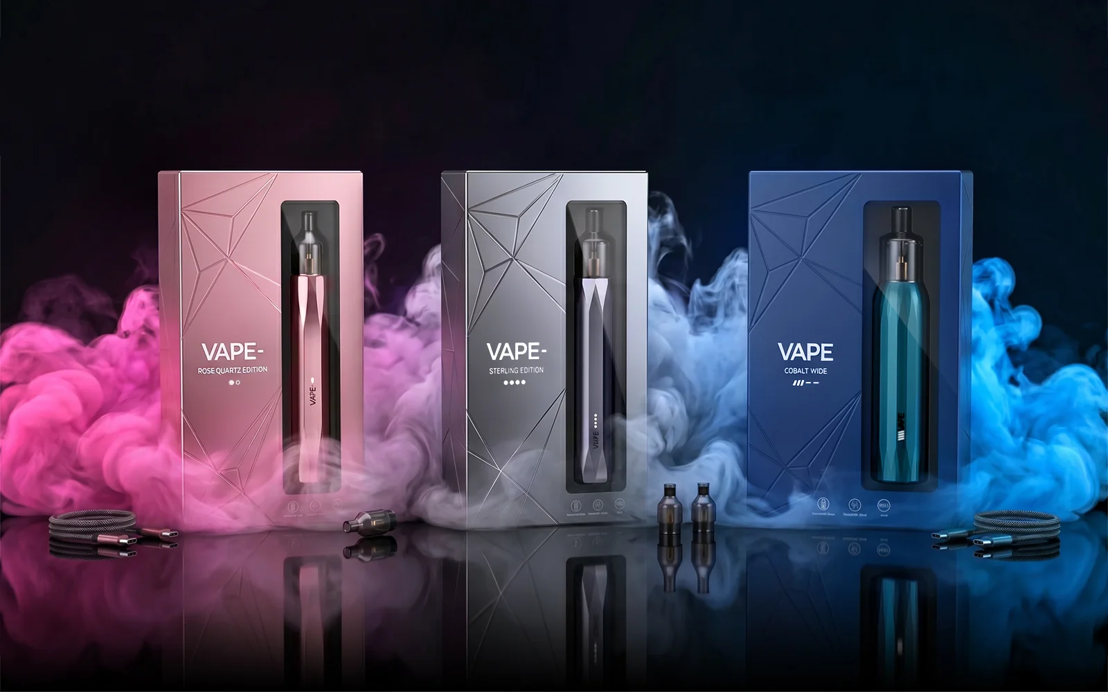 Sleek Geometric Vapes Product Design - detail 8