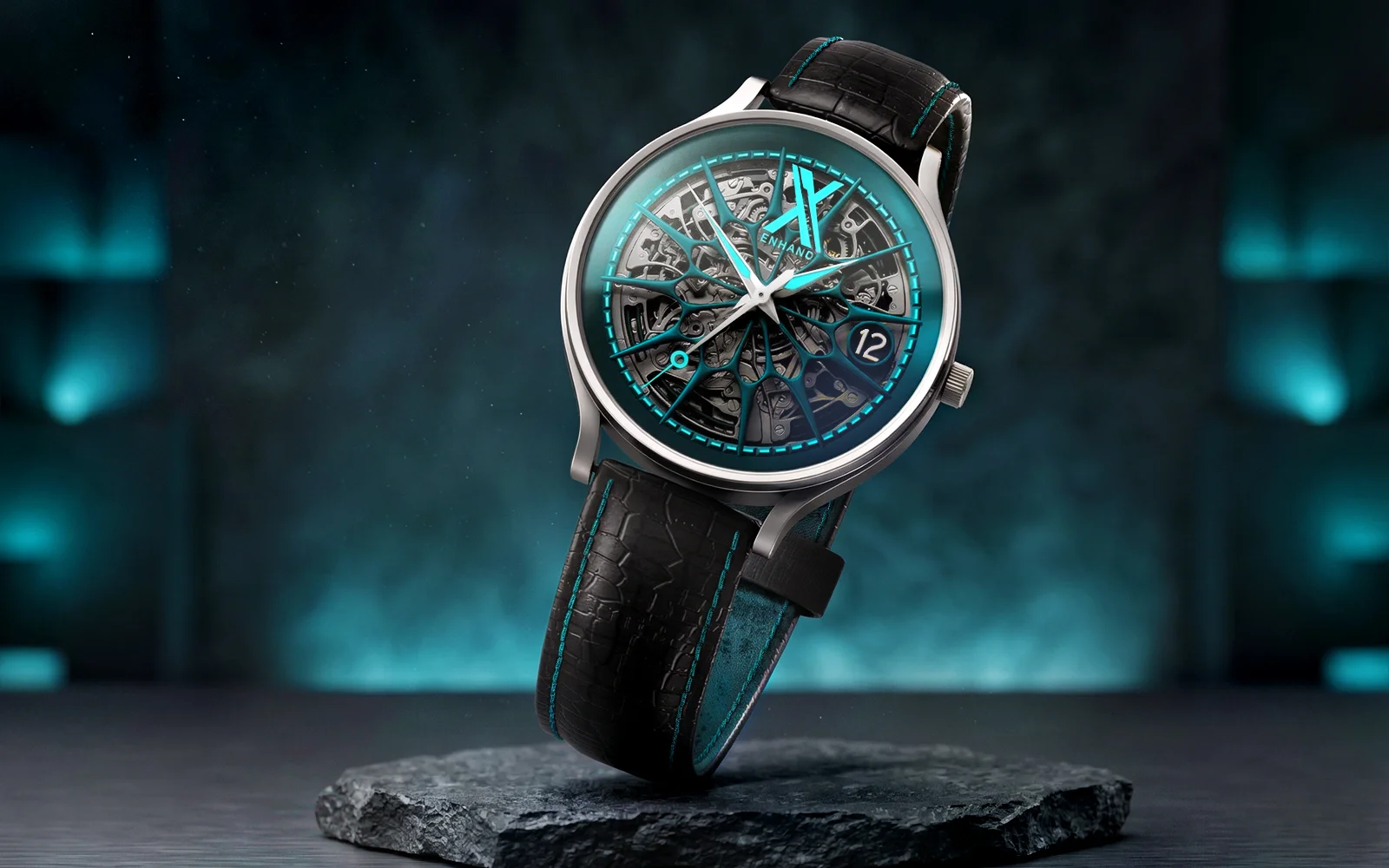 Luxury Skeleton Watch - Product Design - detail 1