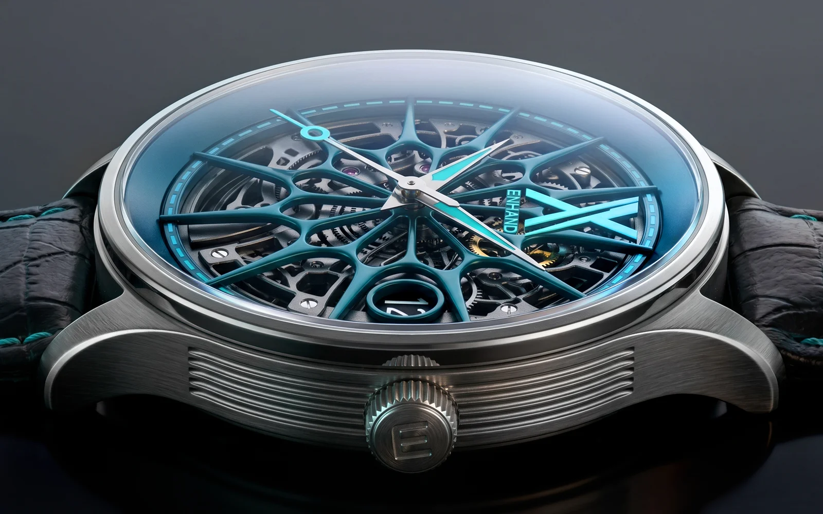 Luxury Skeleton Watch - Product Design - detail 2