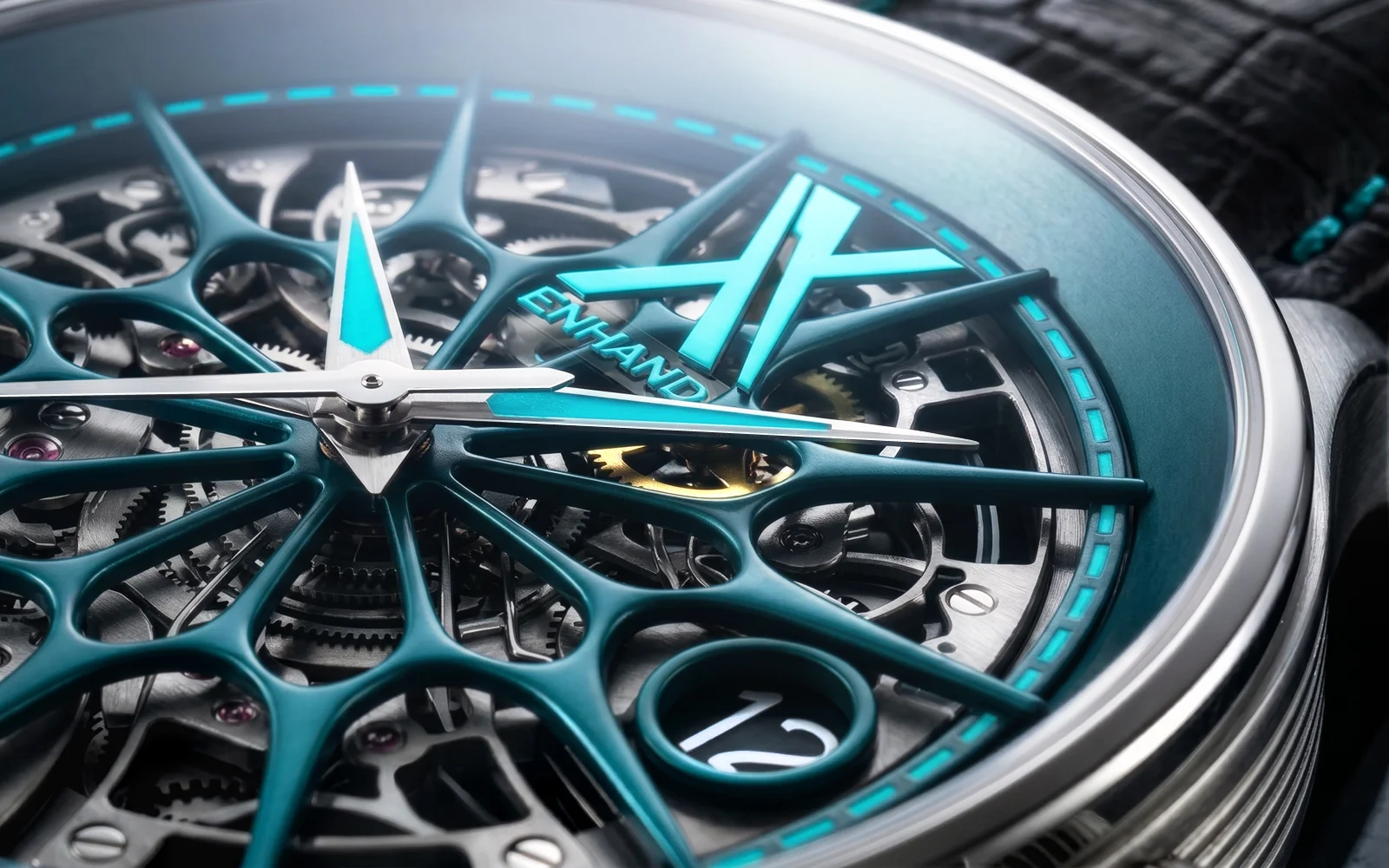 Luxury Skeleton Watch - Product Design - detail 3