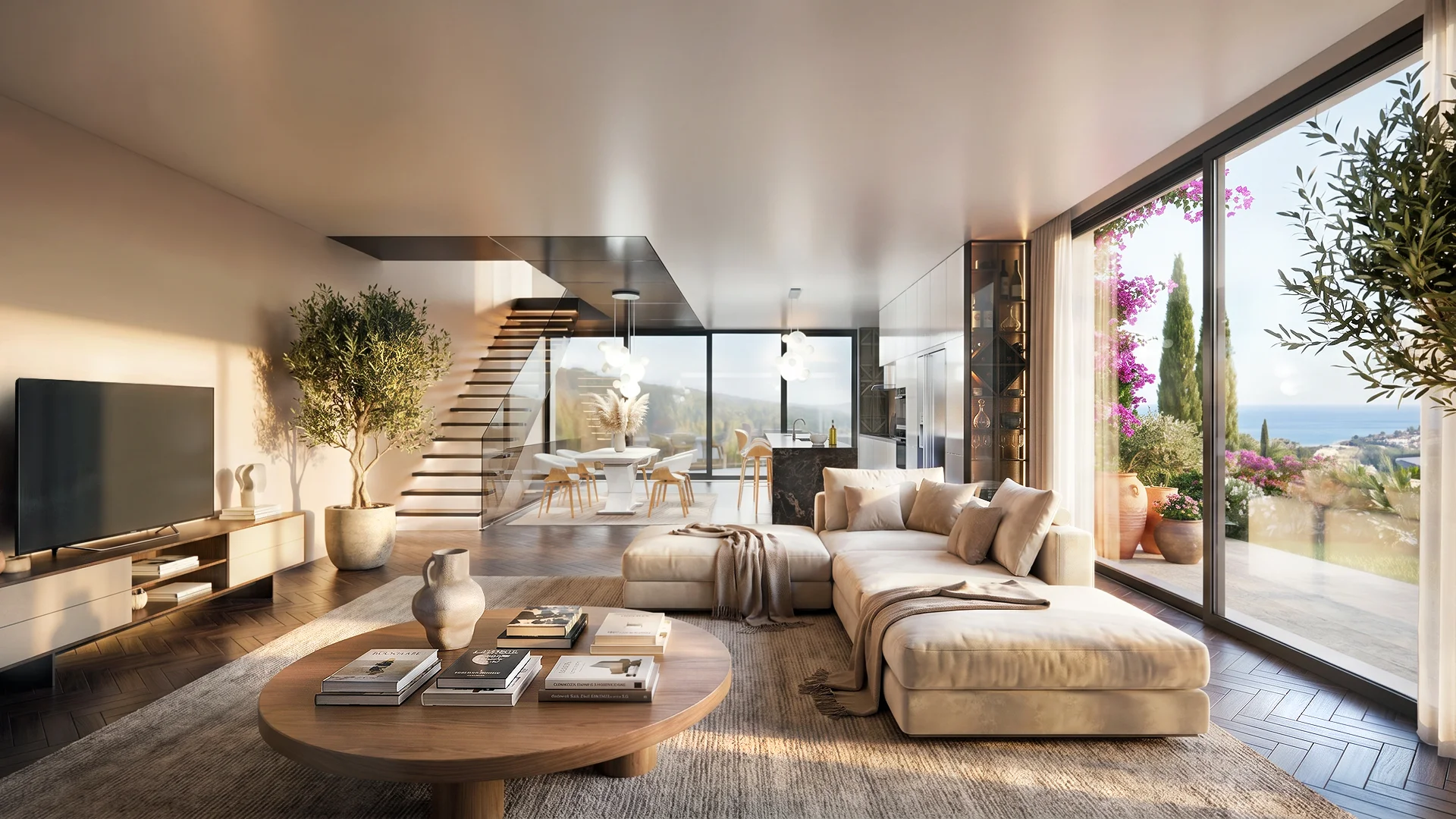 Sophisticated Open-Plan Kitchen & Dining Interior - detail 2
