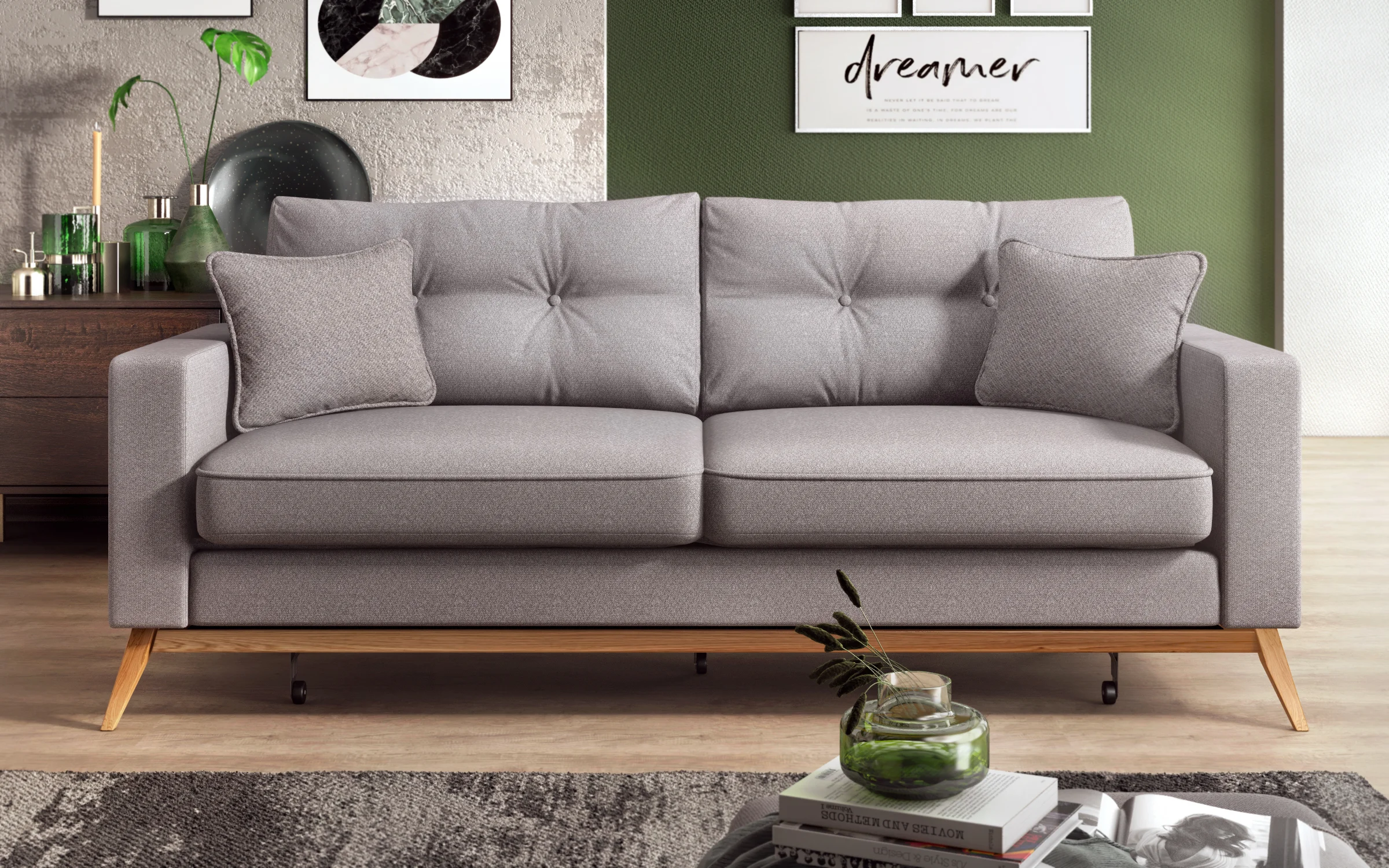 Contemporary Scandinavian Style Sofa - detail 1