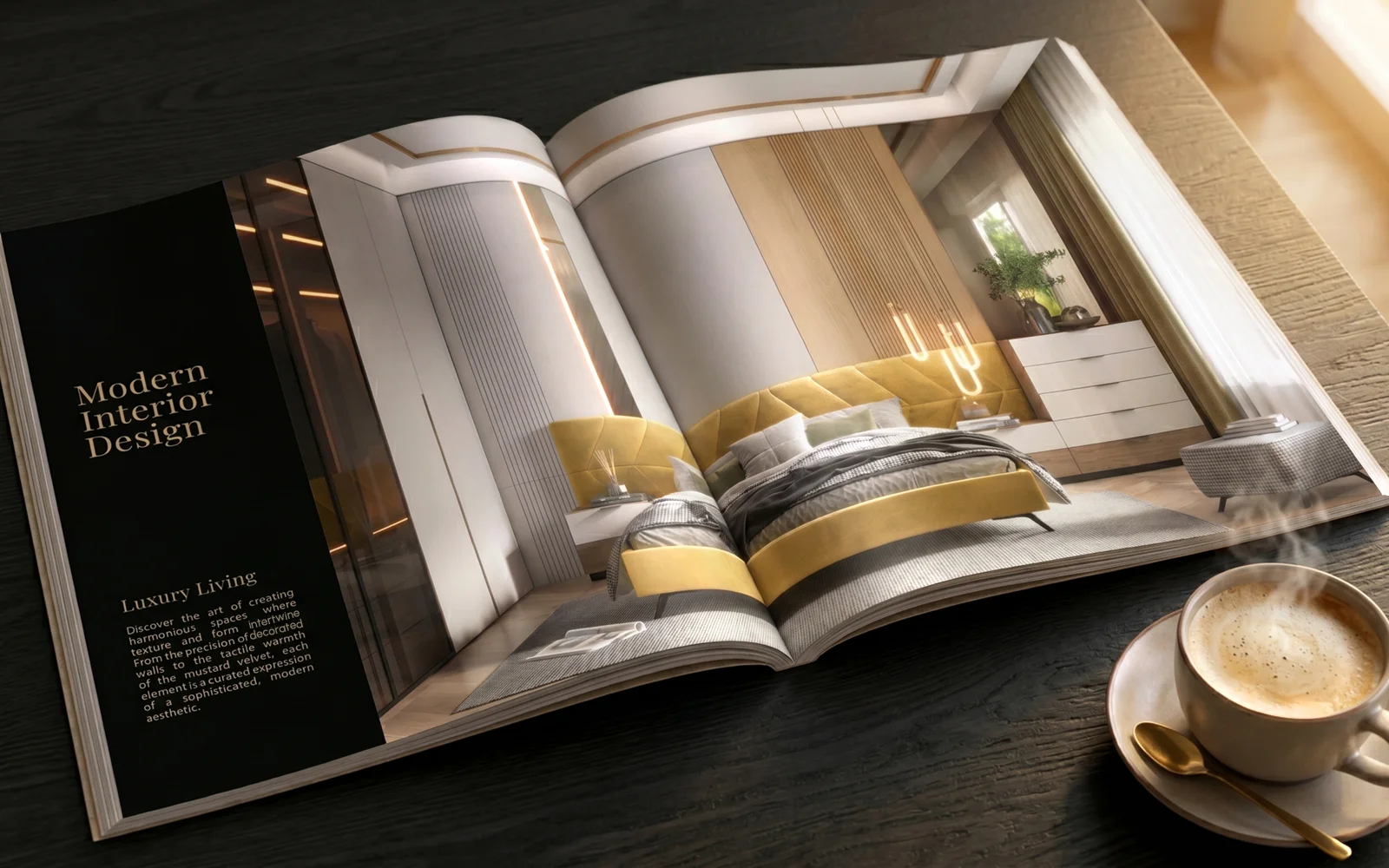 Modern Interior of Bedroom furniture design - detail 5