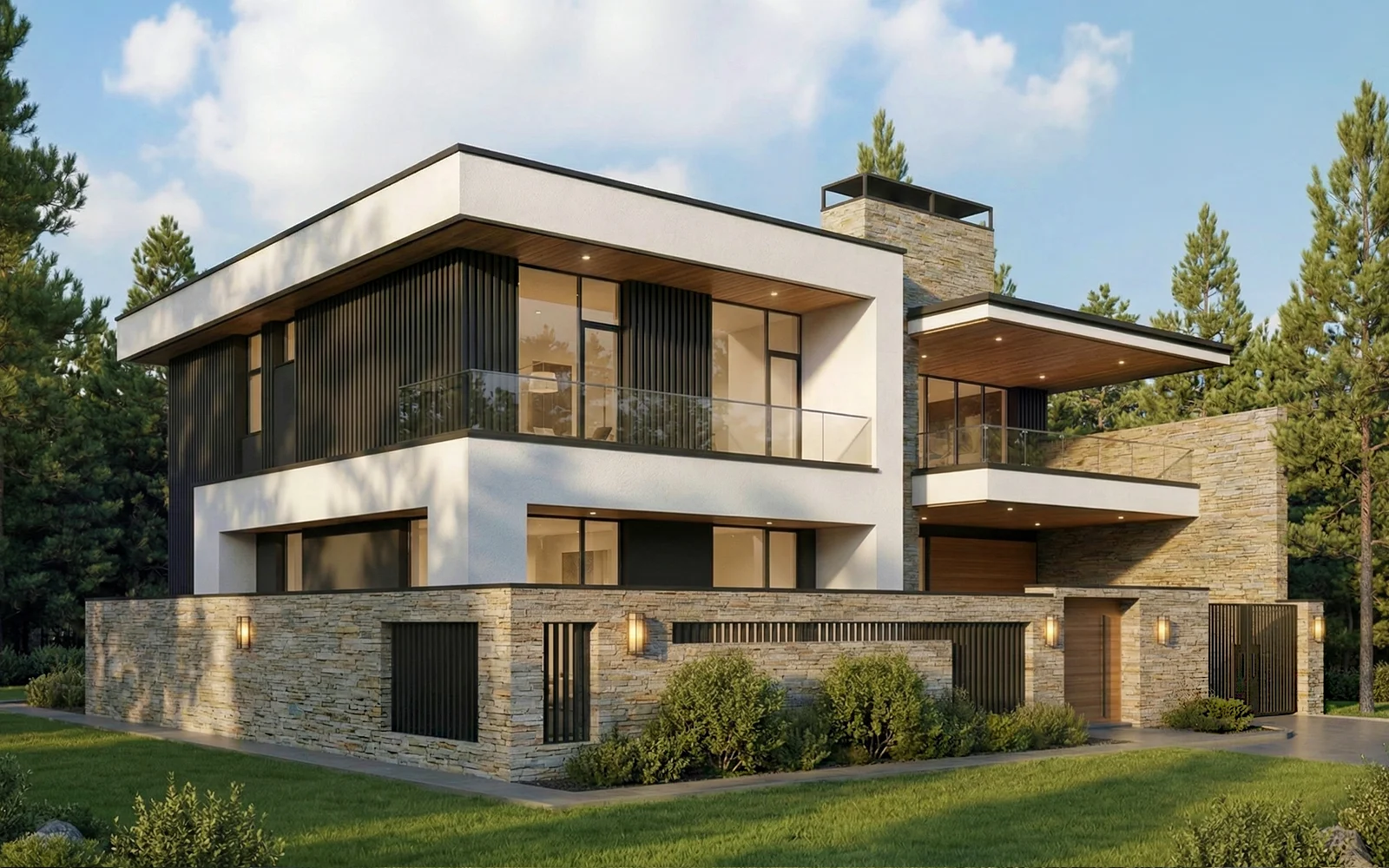 Modern Luxury Forest Villa - detail 1