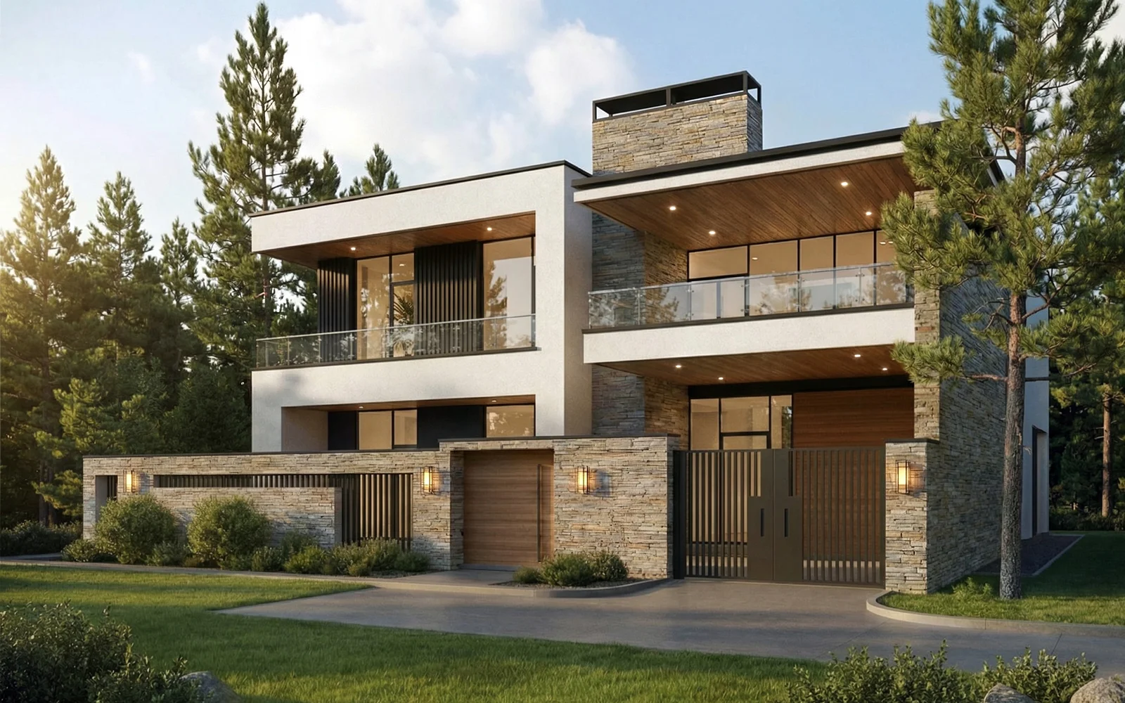Modern Luxury Forest Villa - detail 2