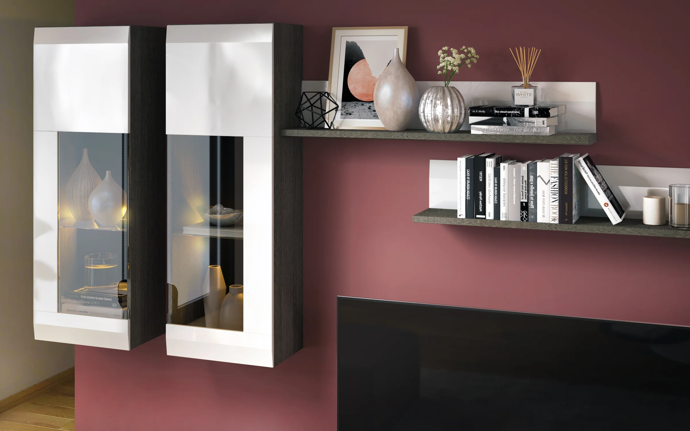 Modern Modular TV Wall Unit & Cabinetry Design - detail 3