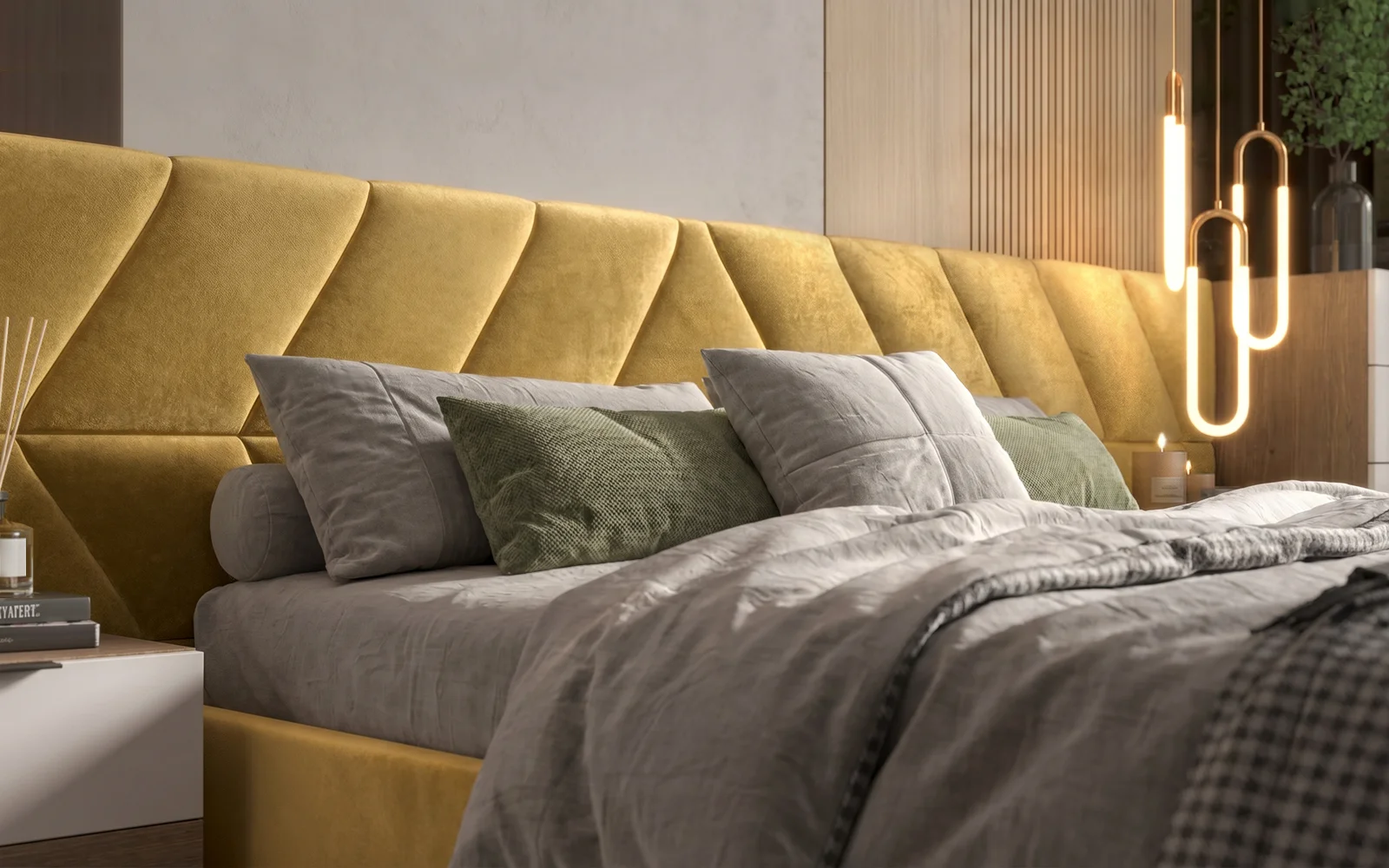Modern Interior of Bedroom furniture design - detail 3