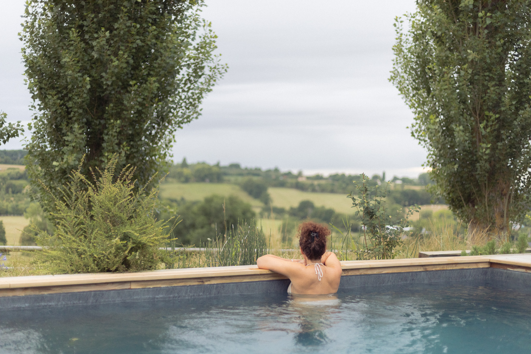 Pépiite Bocage Normand - Tiny House avec Spa & Baignoire Vintage en Normandie à Saint Pierre en Auge — chambre