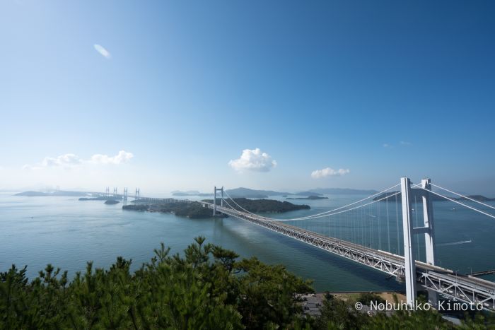 鷲羽山展望台からの瀬戸大橋