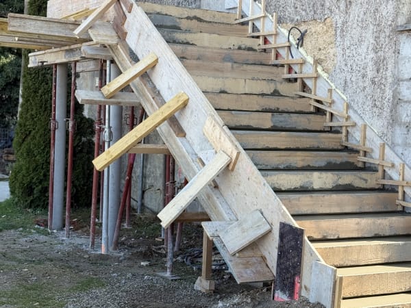 Escalier béton 