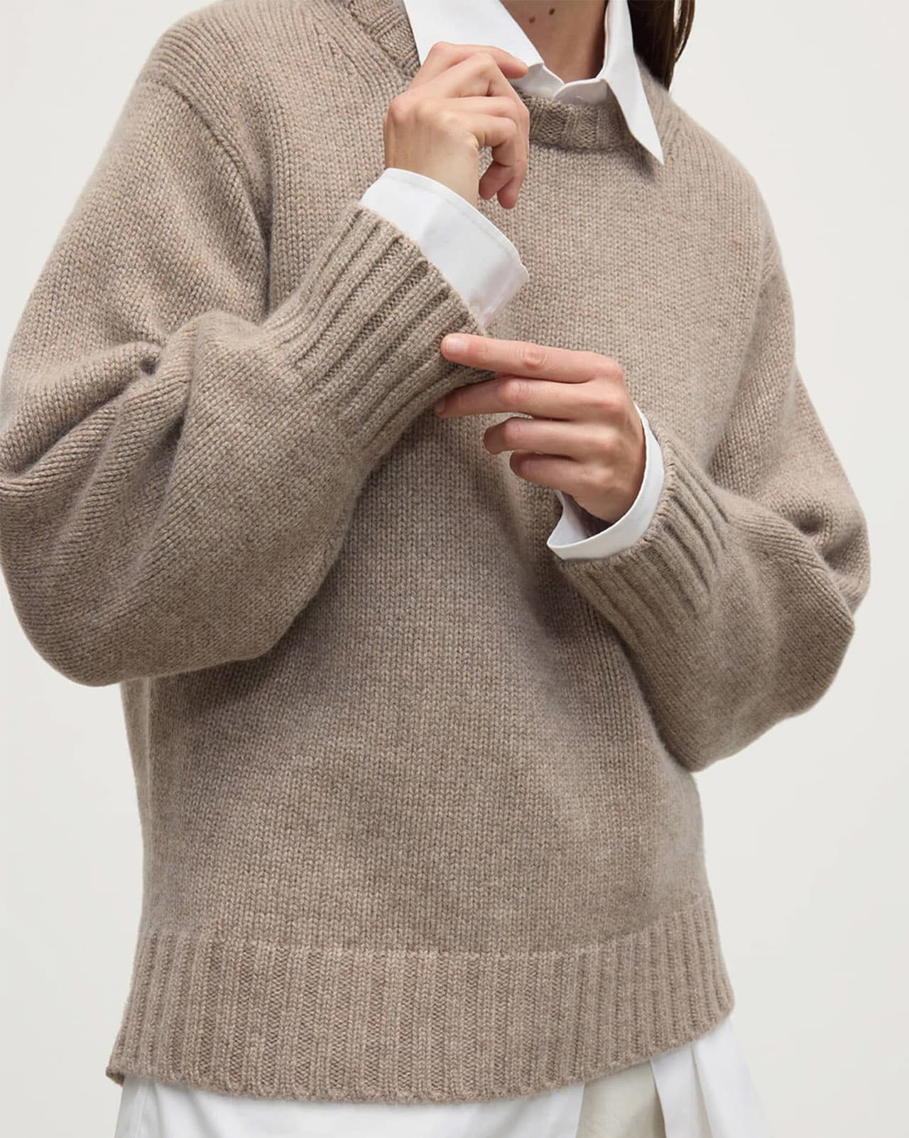 Johnstons of Elgin Round neck sweater cashmere