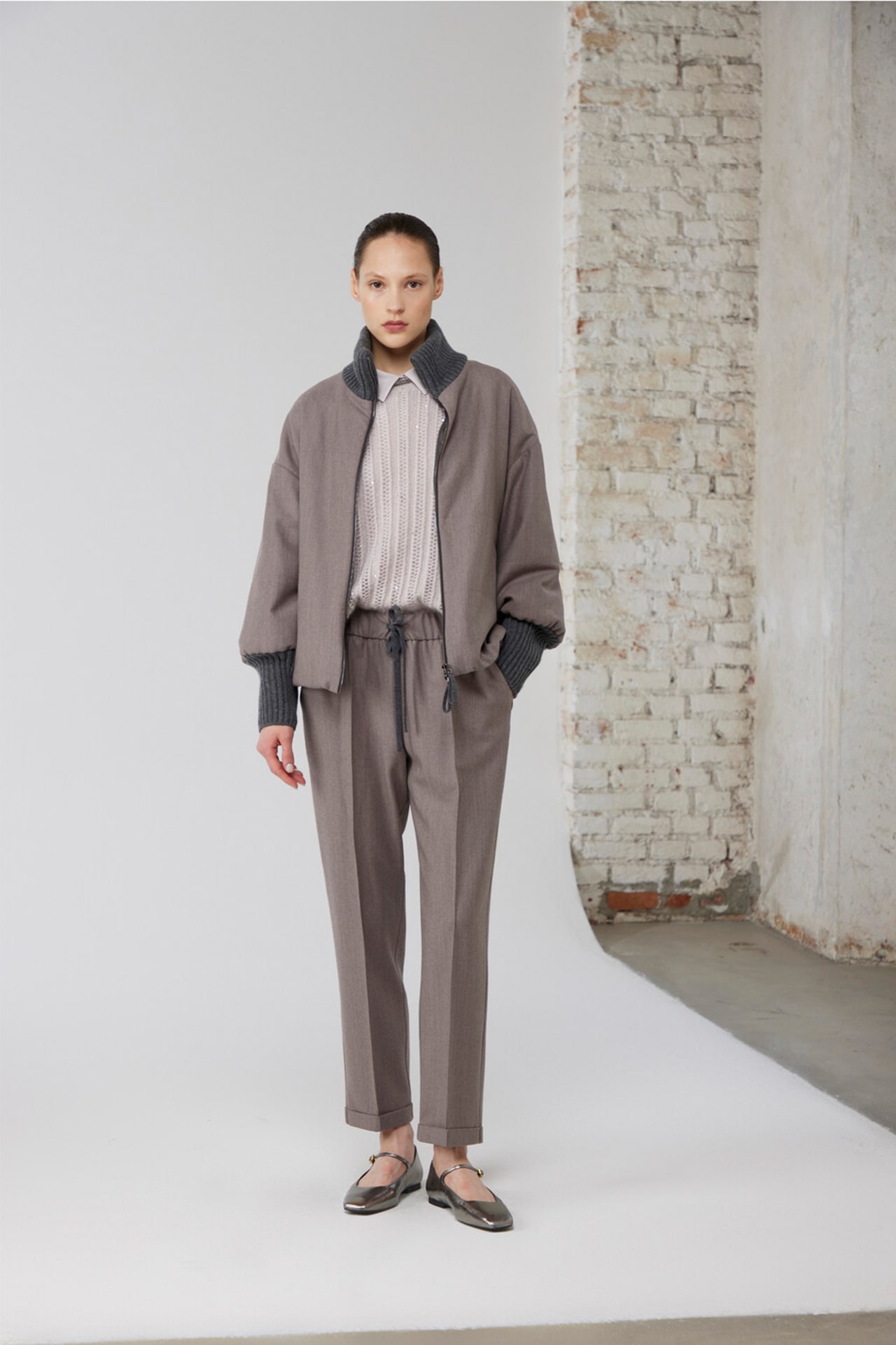 Le Tricot Perugia Bomber Jacke und Hose, Wolle