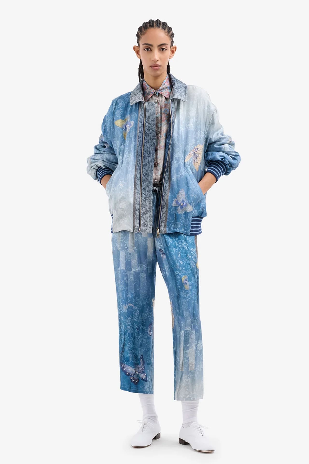 Pierre Louis Mascia Bomberjacke Seide