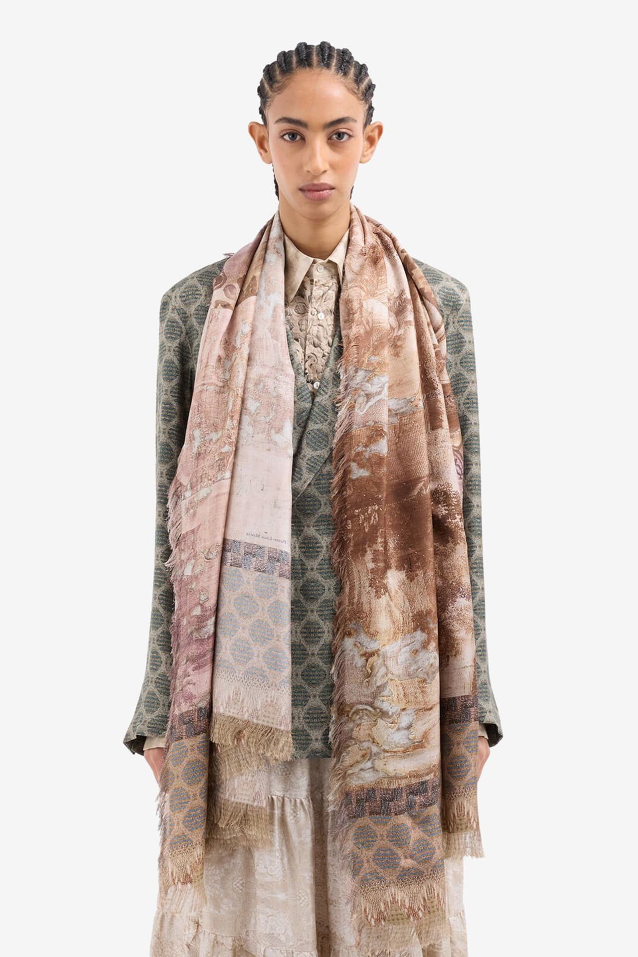 Pierre Louis Mascia  Schal Seide