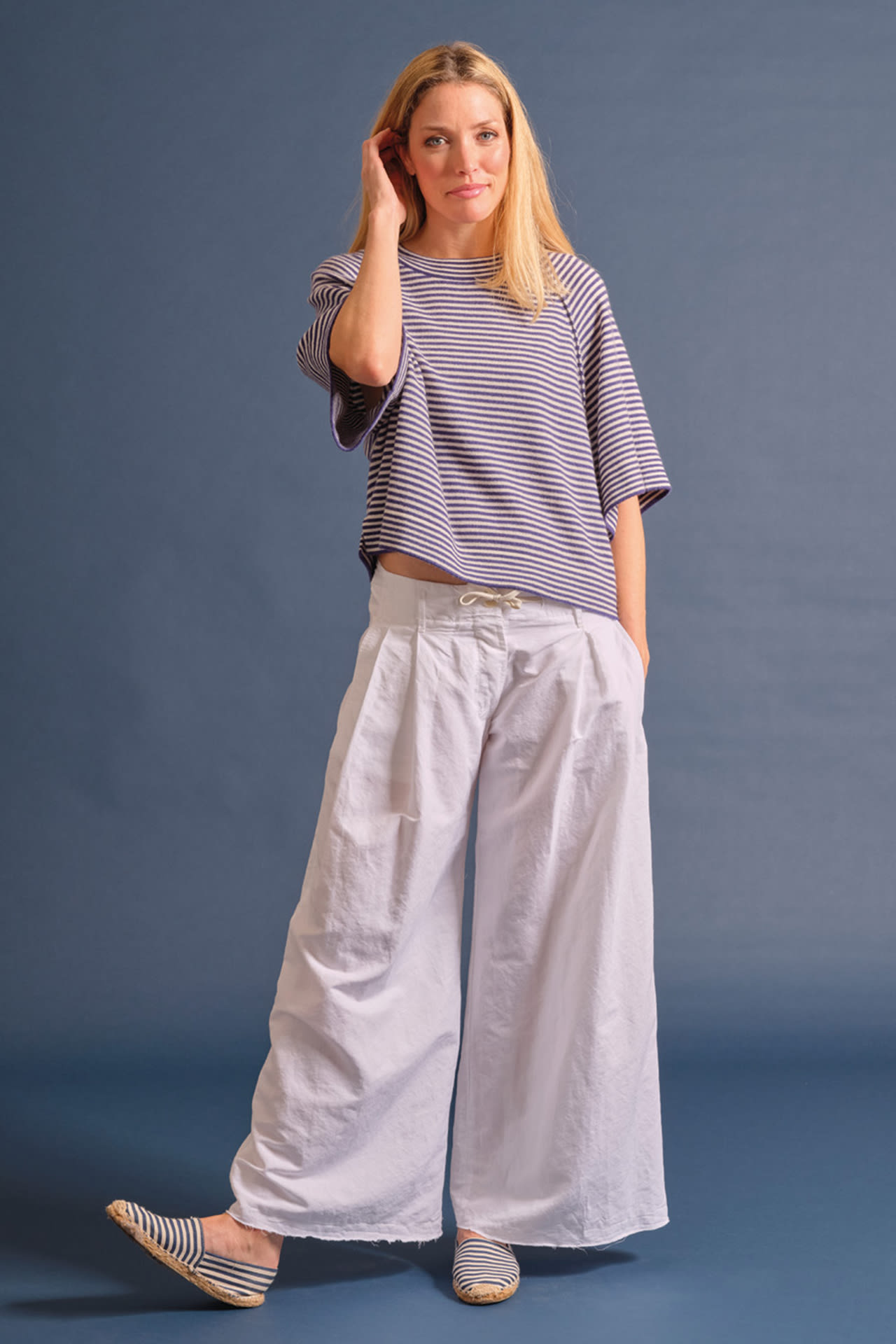 holygoat Sweater Noce Stripes Cashmere