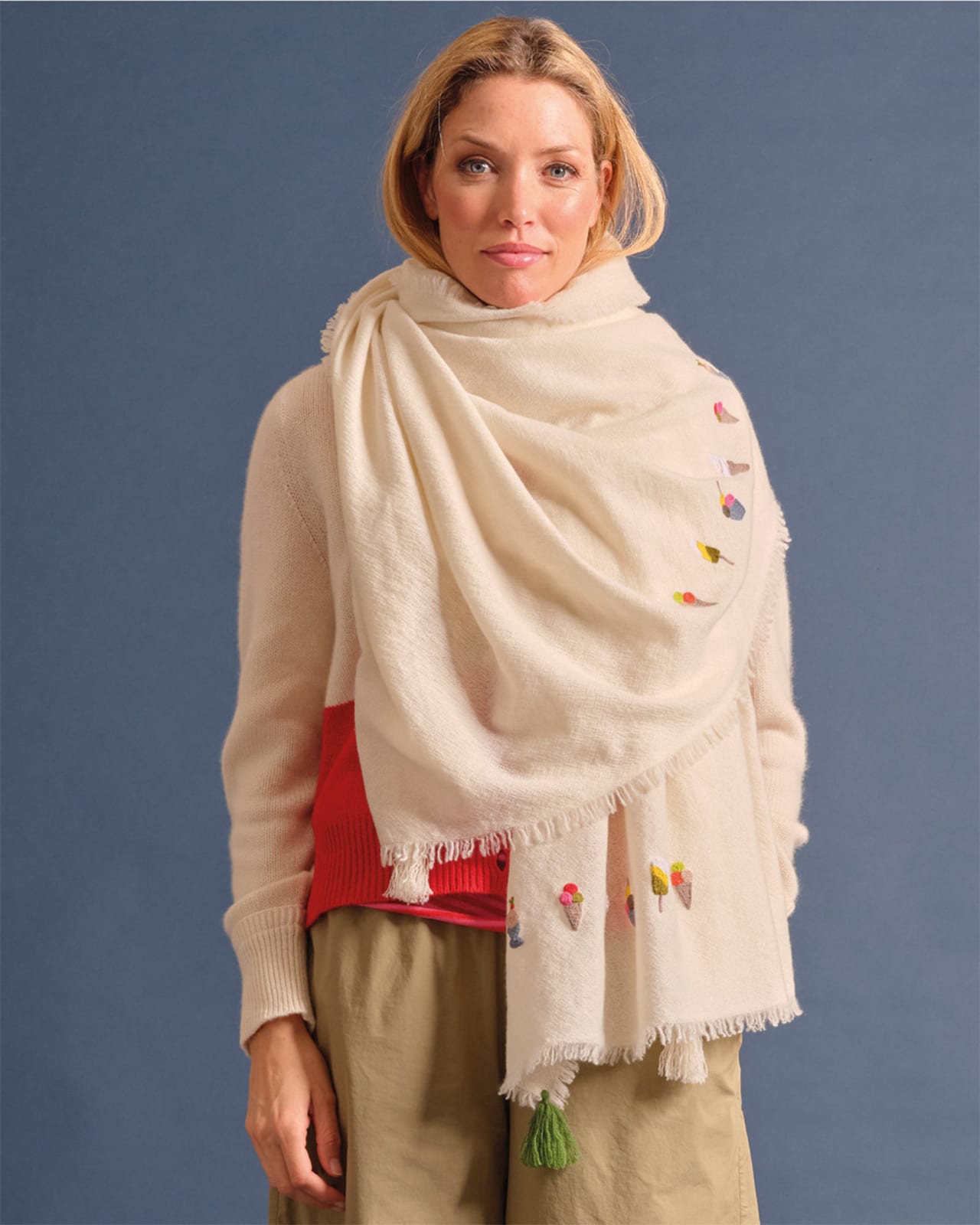 holygoat Schal Icecream Summer Cashmere