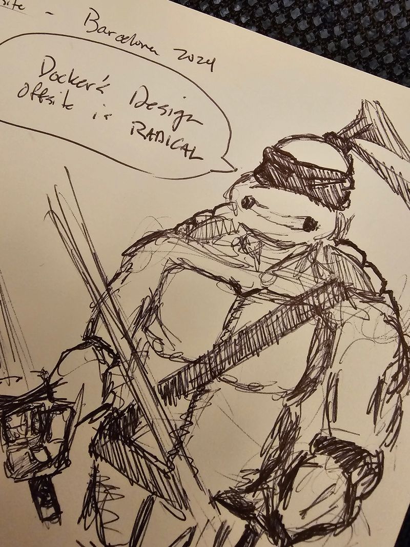 Workshop sketches capturing contribution mental models