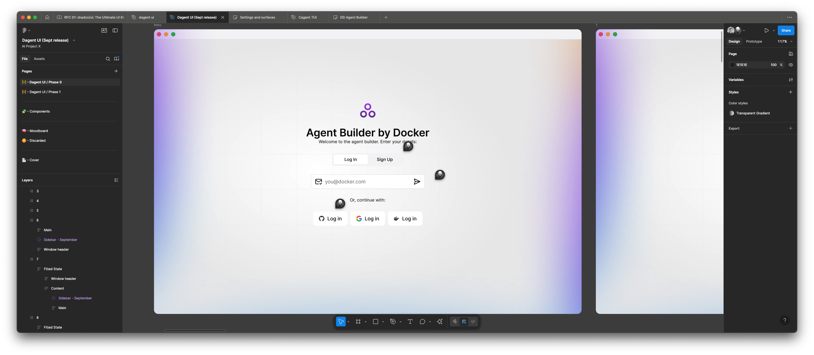 MVP layout exploration: Testing information architecture and navigation patterns