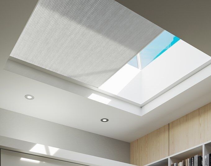 skylight motorised blinds
