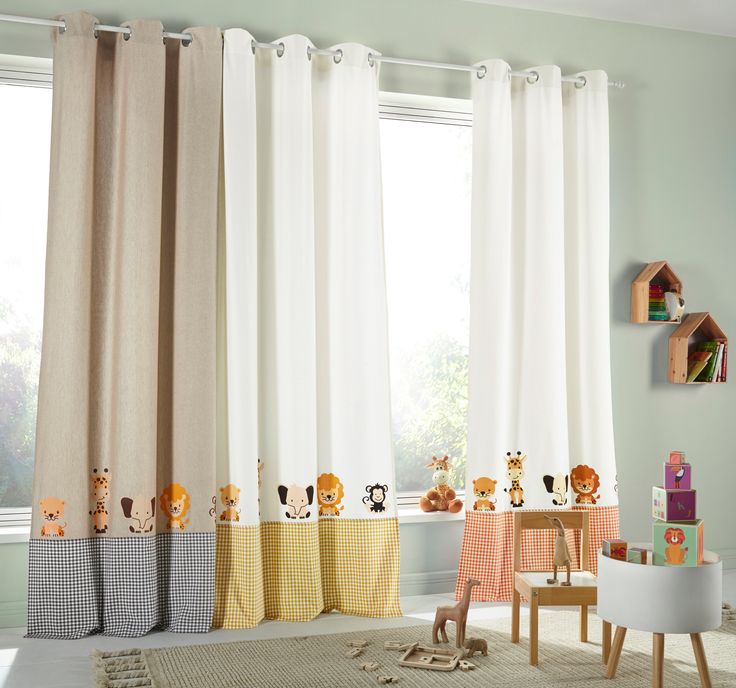 Modern Kids Prints Curtains