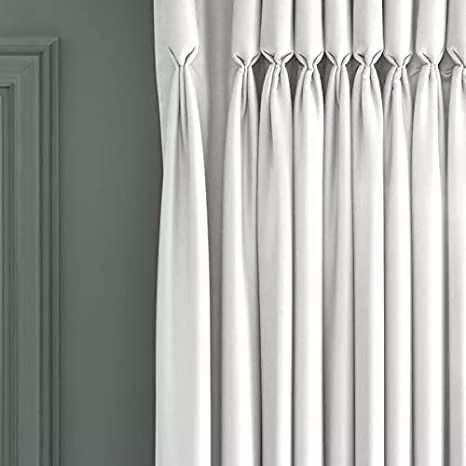Goblet Pleat Curtains for Bedroom