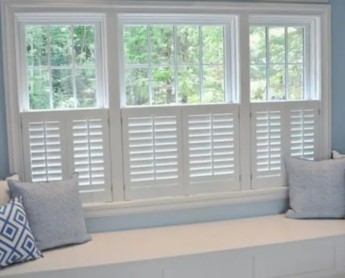 Cafe Style Plantation Shutters