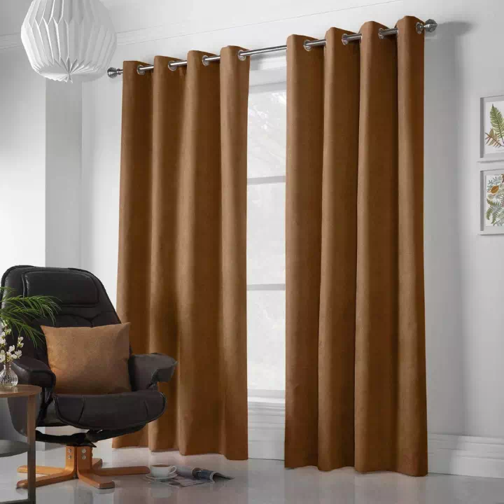 Yellow Velvet Curtains