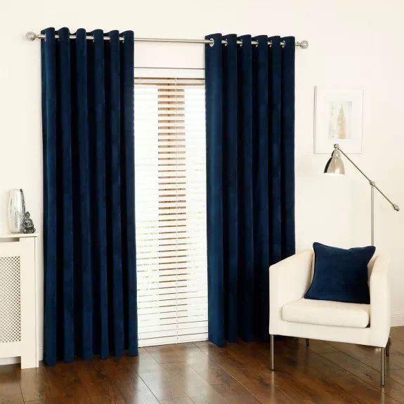Blue Velvet Curtains