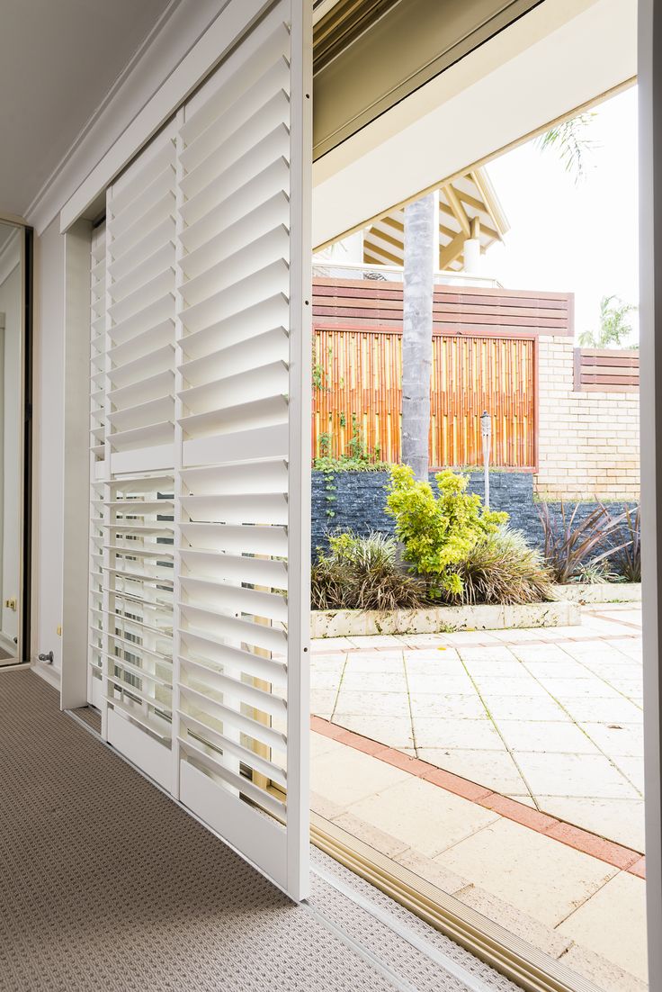 Sliding Track Shutters