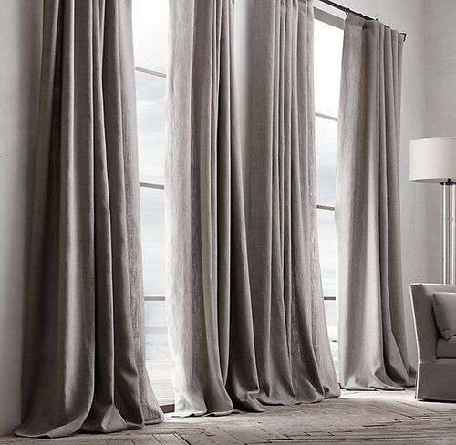 Striped Linen Curtains
