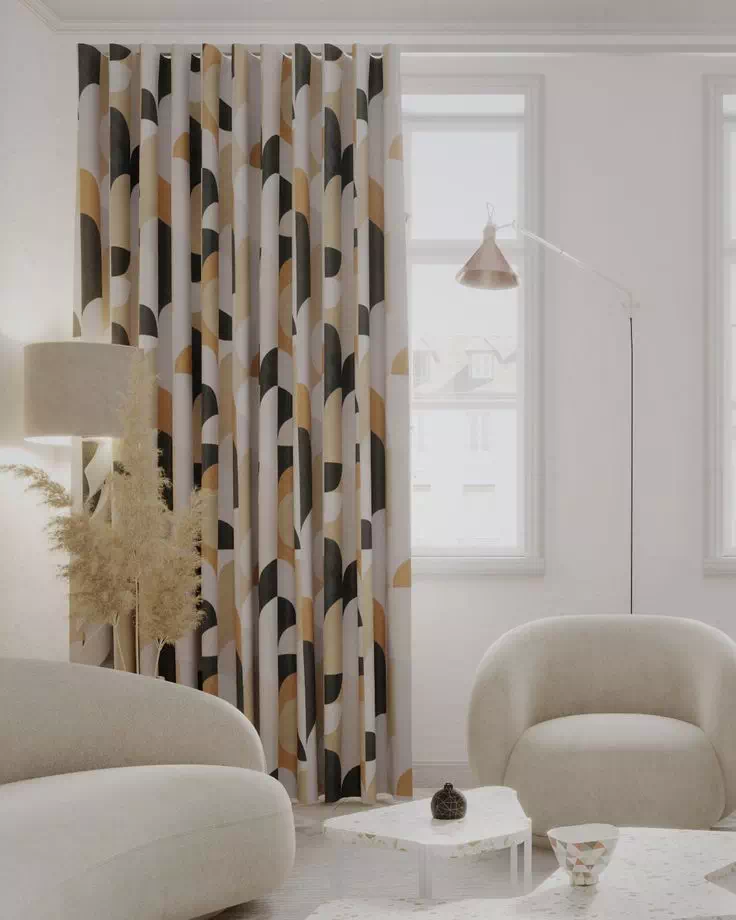 Luxury Geometric Curtains