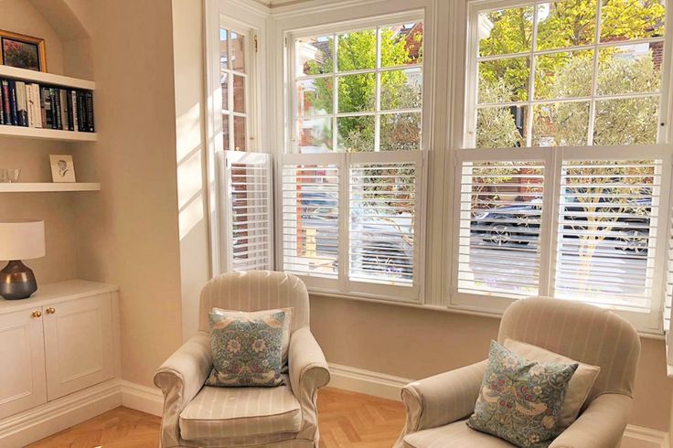 Cafe Style Shutters for Living Room