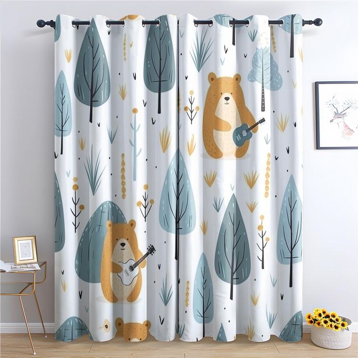Printed Kids Curtains